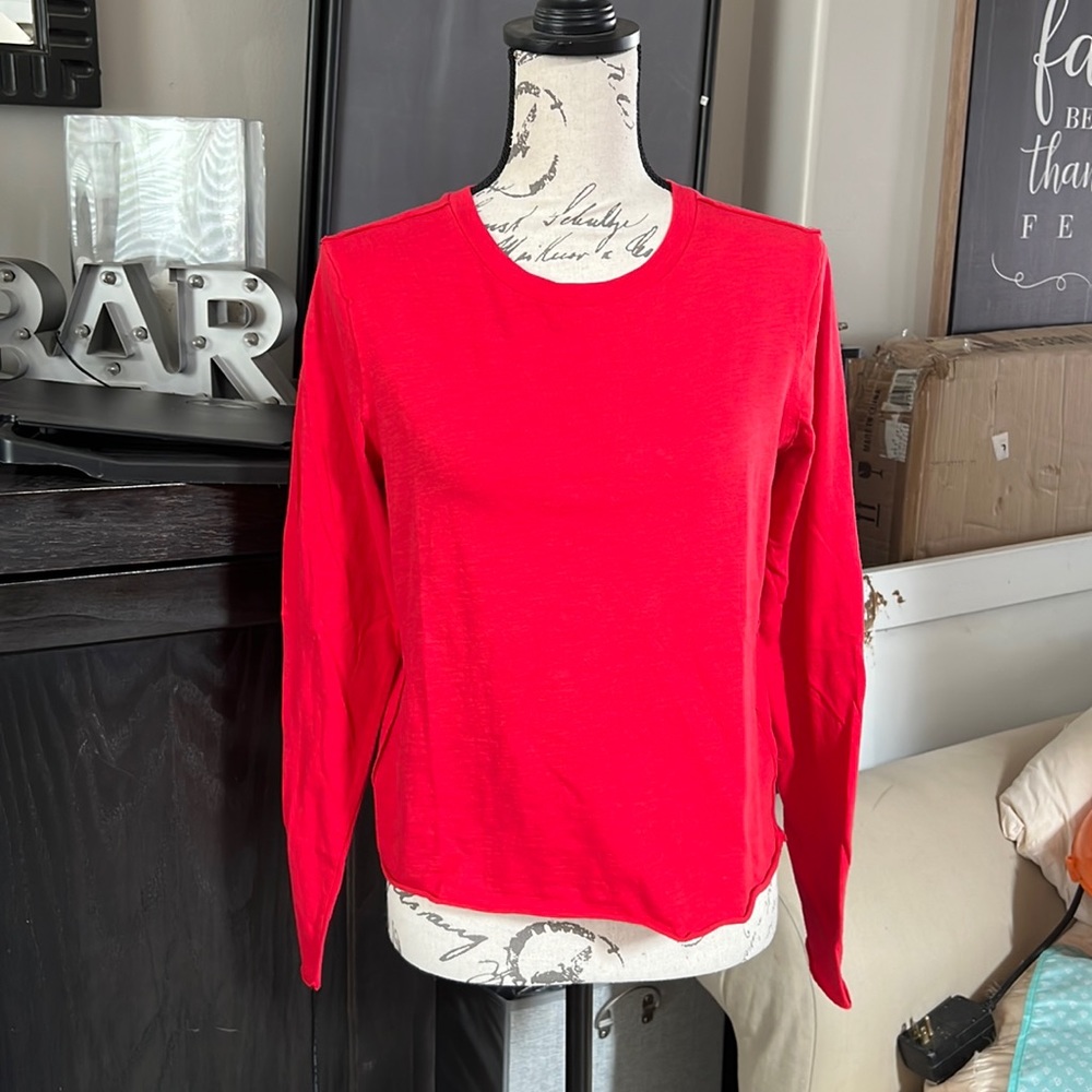 Anthropologie Mauve long sleeve tee